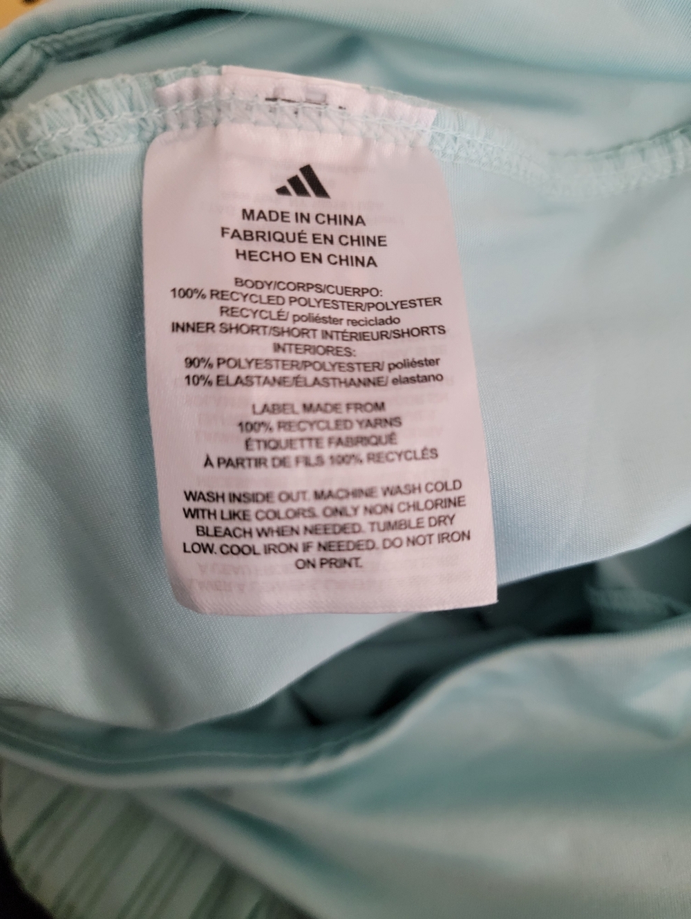 Girls Teal Adidas Skort Size Medium (10-12) - Picture 2 of 7